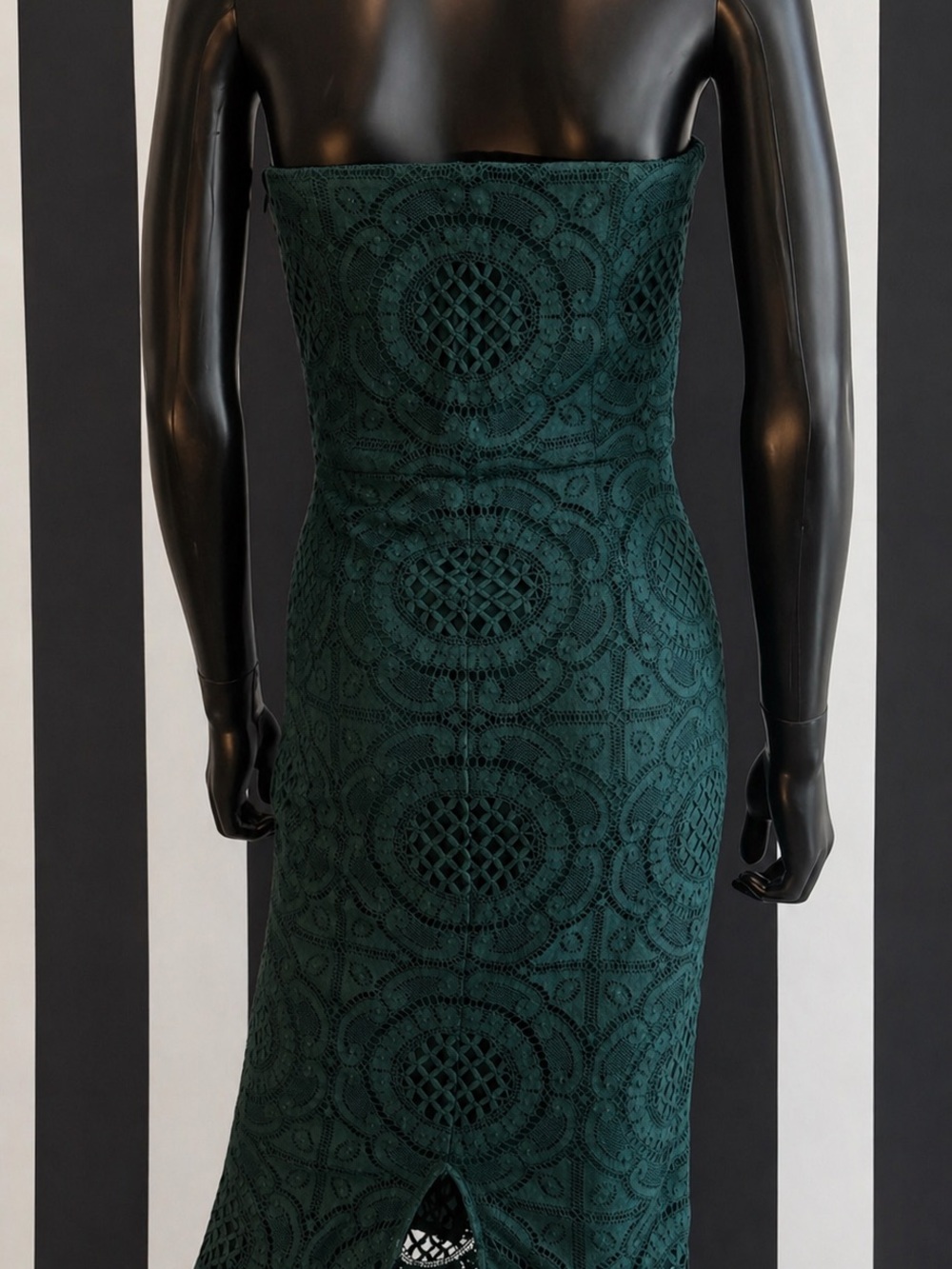 Burberry London Sonya Strapless Lace Dress Sz 6 - Picture 4 of 7